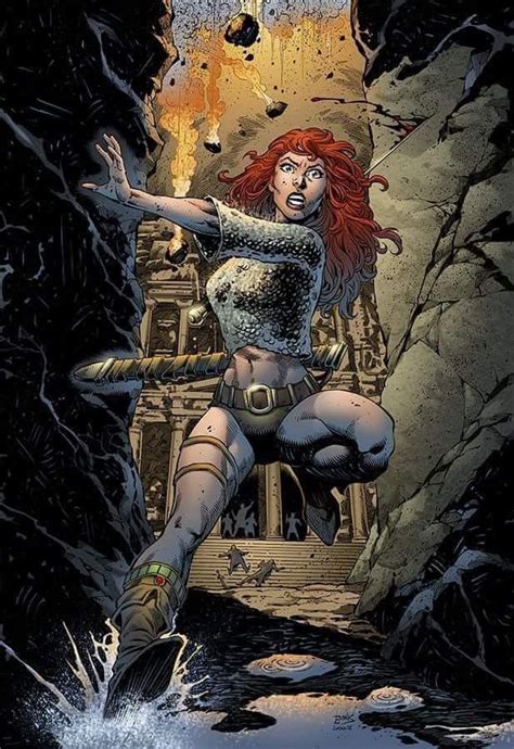 Pin By Veronica On Ungothgoddess Red Sonja Conan The Barbarian Red