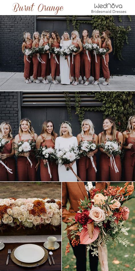 Trending 15 Ideas For Burnt Orange Bridesmaid Dresses For 2019