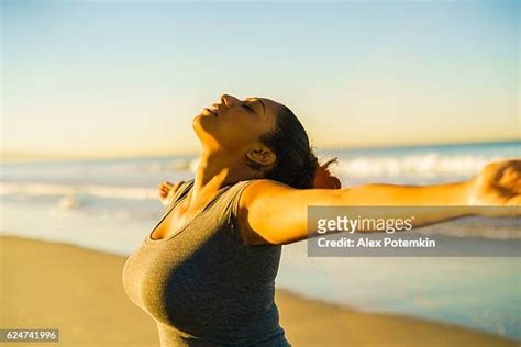 Breast And Chest Exercises Bildbanksfoton Och Bilder Getty Images
