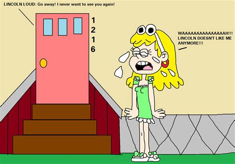 lincoln loud doesn t like leni loud anymore by mikeeddyadmirer89 on deviantart