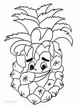 Pineapple Coloring Pages Taste Kids Printable Cool2bkids Color Print Getcolorings sketch template