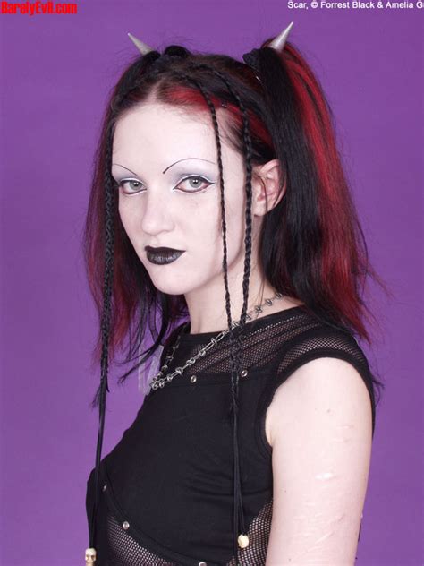 Goth Girl Scar 13 Sticks Skipping Rope Handles In Her Pussy Asshole At