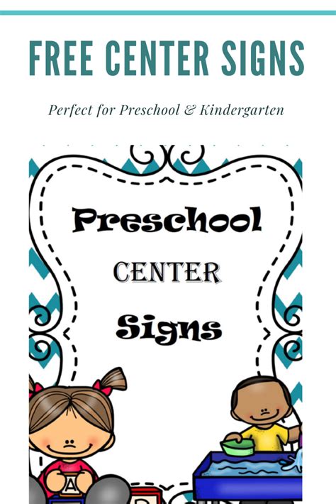 preschool center signs artofit