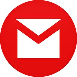 gmail icon circle icons softiconscom