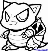 Pokemon Coloring Pages Chibi Blastoise Cute Colouring Drawing Draw Color Colorear Step Para Search Google Baby Greninja Kawaii Printable Sheets sketch template