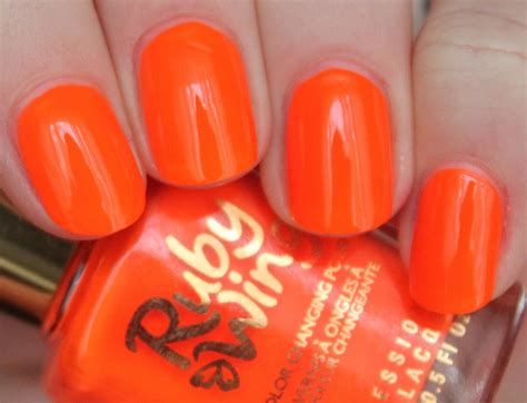 ruby wing bright orange nail polish pictures   images  facebook tumblr pinterest