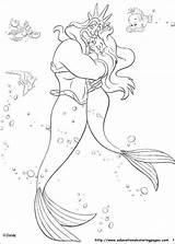 Mermaid Little Coloring Pages Printable Sheets Kids Thelittlemermaid sketch template