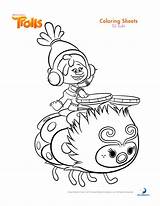 Trolls Dreamworks Apri sketch template