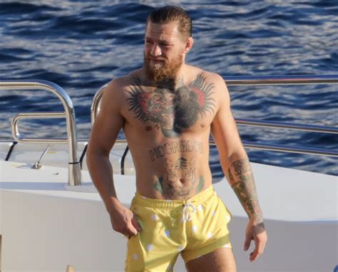 conor mcgregor flashed woman as pictures of police yacht raid emerge