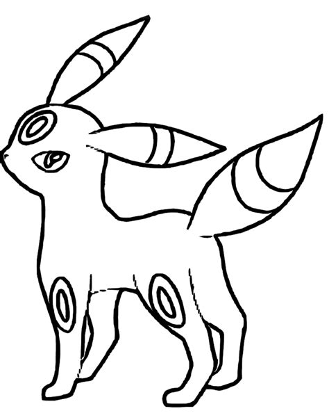 pokemon coloring pages umbreon coloring home