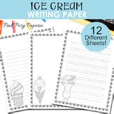 ice cream writing worksheets teaching resources tpt