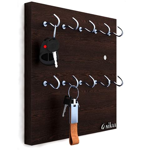anikaa venue wall key hanger wooden key holder standwall hooks stand