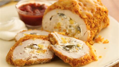 Southwestern Cheese Stuffed Chicken Roll Ups Recipe From