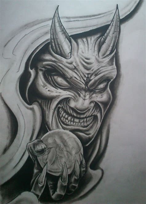 evil demon drawing  getdrawings