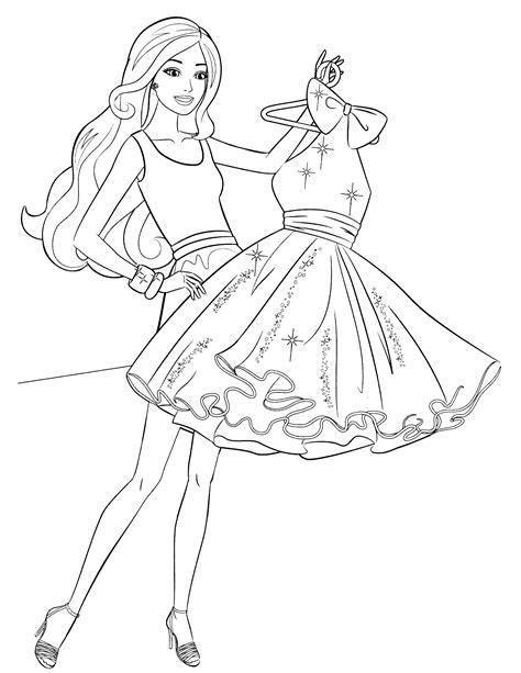 barbie dream house coloring pages  getdrawings