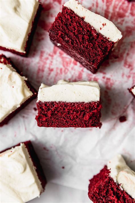 red velvet sheet cake with vanilla bean frosting cravings journal