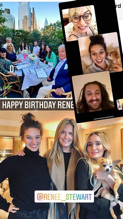 rod stewart and rachel hunter s daughter renee celebrates birthday with