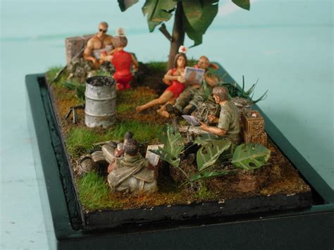 Pin Su Vietnam War Diorama And Model