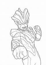 Ultraman Ginga Victory Coloring Template Sketch sketch template