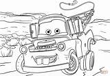 Coloring Mater Cars Pages Tow Disney Printable Color Cartoon Car Drawing Truck Movie Print Monster Pixar Book Supercoloring Template Kids sketch template