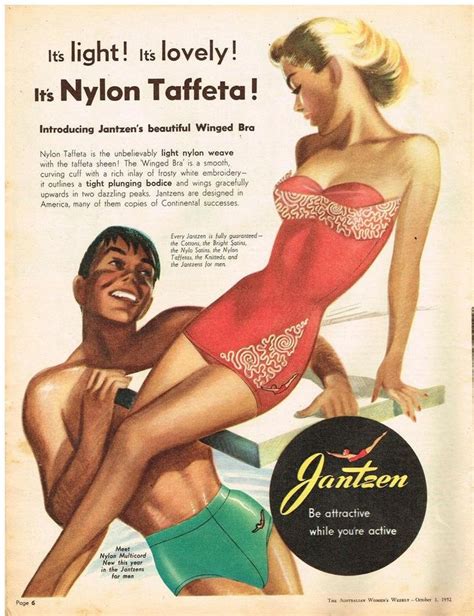 Jantzen Ad Retro Swimwear Australian Vintage Advertising