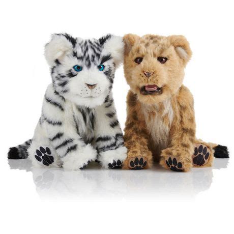 wowwee alive cubs white interactive plush tiger cub walmart canada