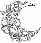 Coloring Pages Moon Adult Mandala Rose Urbanthreads Designs Embroidery Printable Urban Threads Patterns Visit Choose Board sketch template
