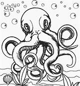 Octopus Coloring Printable Pages Baby Adults Realistic Kids Cool2bkids Color Adult Print Mandala Big Template Getcolorings Animal Getdrawings Animals Queer sketch template