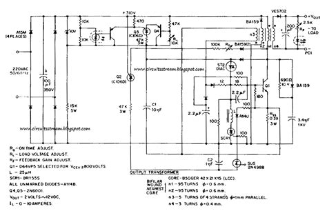 build  switching power supply circuit diagram electronic circuit