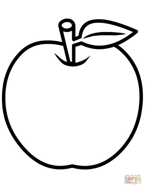picture  apple coloring pages albanysinsanitycom