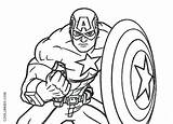 Captain America Coloring Pages Getdrawings Logo sketch template