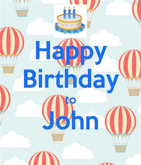 happy birthday happy birthday to john