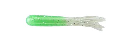 lime clear silver flake tubes rocky mountain tackle