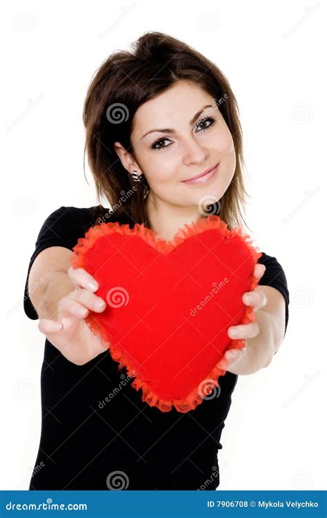 girl  heart stock photo image  holiday cute passion