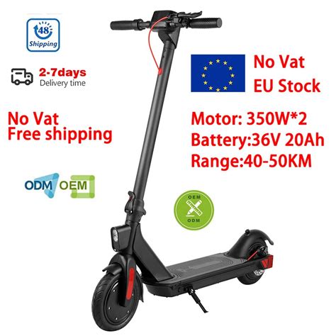 shipping eu stock top quality dual motor     ah electric scooter