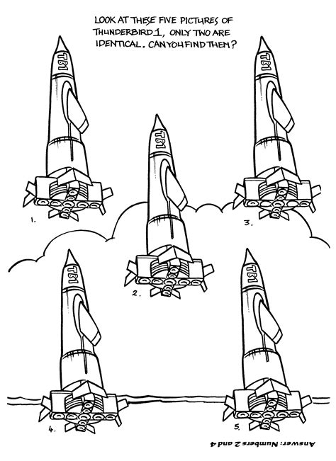 coloring page thunderbirds coloring pages
