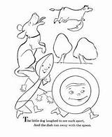Coloring Pages Goose Mother Nursery Rhymes Diddle Hey Printable Little Print Twinkle Dock Dickory Hickory Getcolorings Getdrawings sketch template