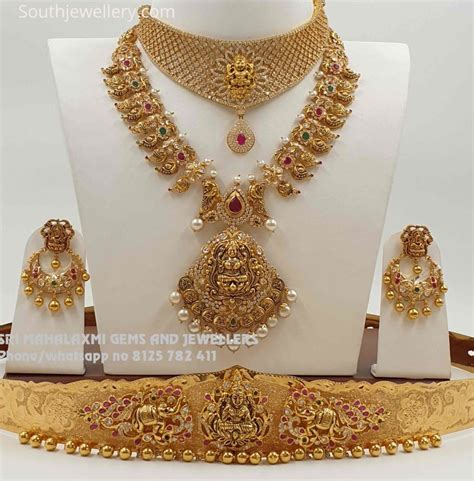 gold wedding jewellery set indian jewellery designs