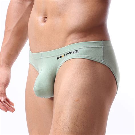 men s sexy pouch cotton bikini briefs underwears panties leisure and
