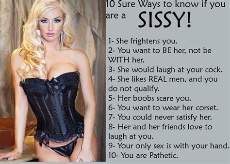 10 ways to tell if you re a sissy freakden