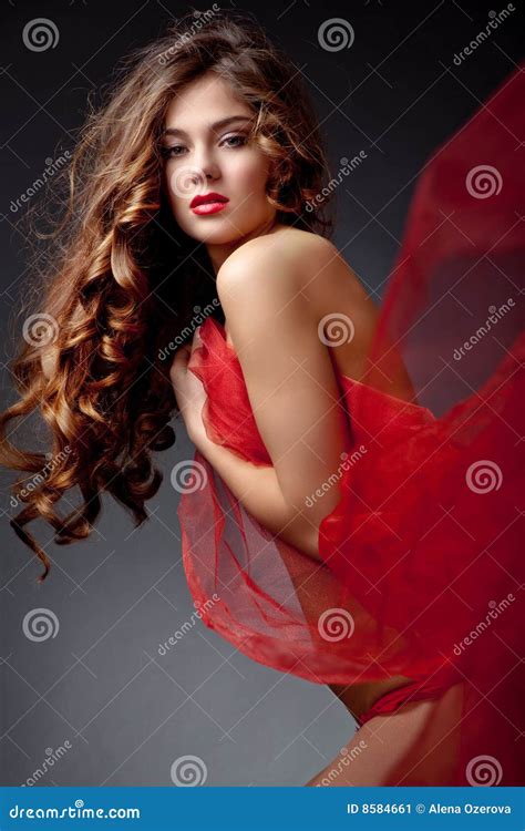 Beautiful Woman Stock Image Image Of Lips Erotic Slim 8584661