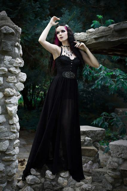 Model Milena Grbovic In Villena Viscaria Clothing Gothic Beauty