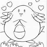 Chansey Coloring Pages Pokemon Weedle Chibi Color Kleurplaten Template Getcolorings Willy Knops sketch template