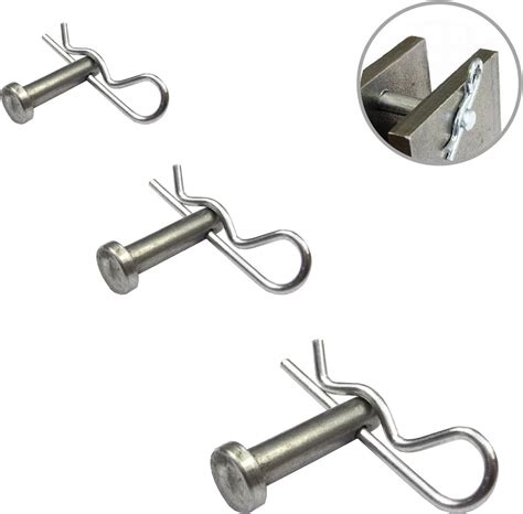 clevis pins metric securing fasteners   mm  retaining  clips amazoncouk diy