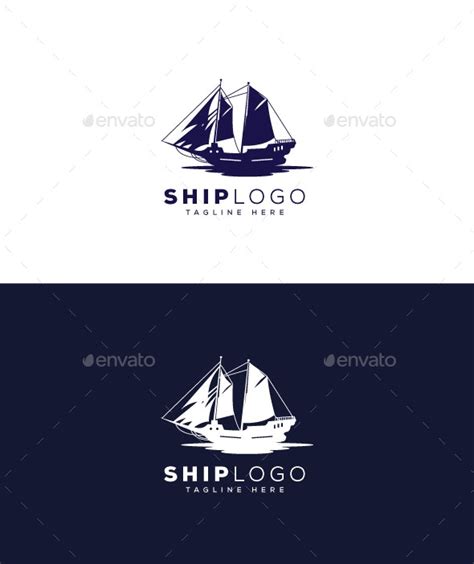 ship logo  grintion graphicriver