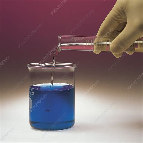 color   reaction changing  time  stock image  science photo library