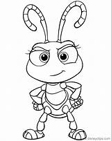 Pattes 1001 Bug Couette Disneyclips Bugs Flik Coloriages sketch template