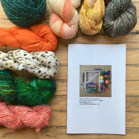 beginner tapestry weaving workbook diy crafters learn  etsy