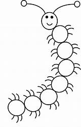 Chenille Drawings Caterpillar Hairy Colouring Coloriages sketch template
