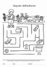 Schede Scuola Didattiche Infanzia Ambientale Educazione Maestra Colorare Rispetto Disegni Attività Scaricare Idee Esercizi Labirinti sketch template